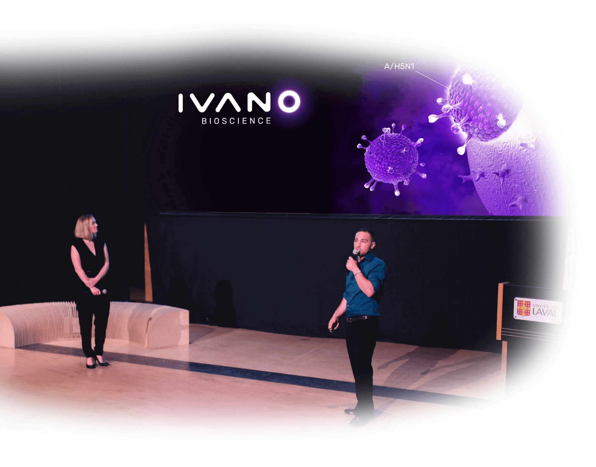 Founders of Ivano Bioscience in conference, to present their synbio products